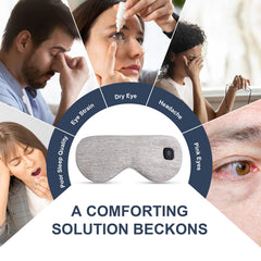COMFYTHERA compresa caliente de 30 minutos: calor suave para mayor comodidad ocular.