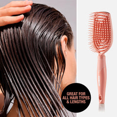 Conair Cepillo para cabello rizado, define rizos y reduce el frizz.