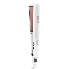 Conair plancha pelo con placas cerámicas dobles para alisar grandes mechones con brillo.