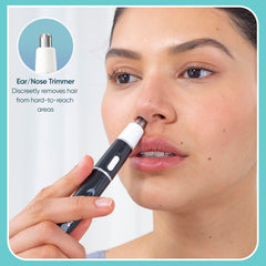 Cortador de nariz y orejas Conair Girlbomb para grooming preciso.