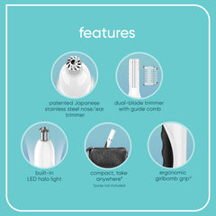 Conair GIRLBOMB rostro y cejas, definición precisa de cejas.