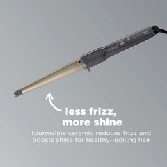 Conair InfinitiPro You Curl muestra tecnología de turmalina cerámica para brillo.