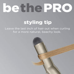 Conair InfinitiPro ofrece control suave del frizz sobre la barra ceramica.