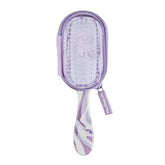 Cepillo Knot Dr. de Conair morado desenredante para cabello mojado o seco, desenreda sin tirar.