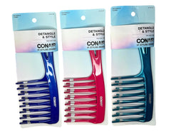 Conair peine desenredante para pelo ondulado ofrece desliz suave y sin tirones.