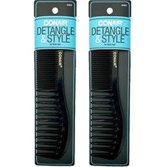 Conair peine de dientes anchos desentrena suavemente el cabello para desenredar.