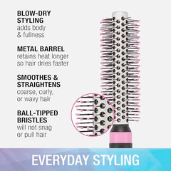 Conair Salon Results: cerdas con puntas de bola evitan tirones.