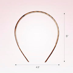 Diadema delgada Scunci por Conair, perfecta para recogidos rápidos y peinados pulidos.