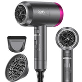 CONFU secador iónico 1600W compacto para viaje y uso diario.