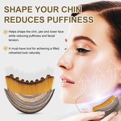 Contorno facial preciso para estimular rutas linfáticas con comodidad.