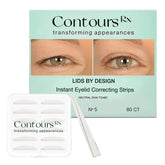 Envase transparente de Contours Rx Lids by Design para uso diario.