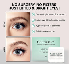 Contours Rx Lids by Design N°8 adhesivo médico transpirable para uso diario.