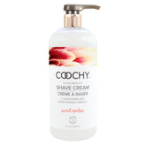 Coochy Shave Cream en botella Néctar Dulce para un afeitado suave
