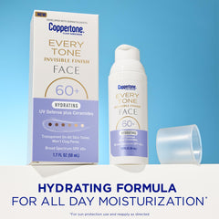 Coppertone Every Tone: aplicación suave sin residuo blanco.