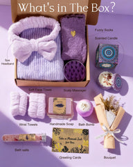 Bombas de baño Coralogo Lavanda con aroma calmante para un baño reconfortante