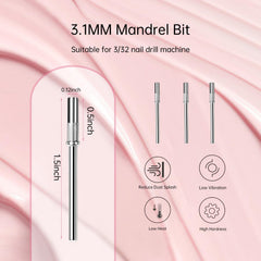 CORFULRA punta mandrel de acero inoxidable, duradera y resistente al calor para uso frecuente.