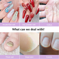 COSLUS Puntas diferentes para uñas, gel y acrílico con mayor precisión.