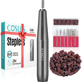 COSLUS taladro uñas eléctrico profesional, pulido suave para uñas acrílicas y gel