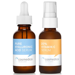 Cosmedica Vitamina C Serum, botella, brillo suave para tono uniforme