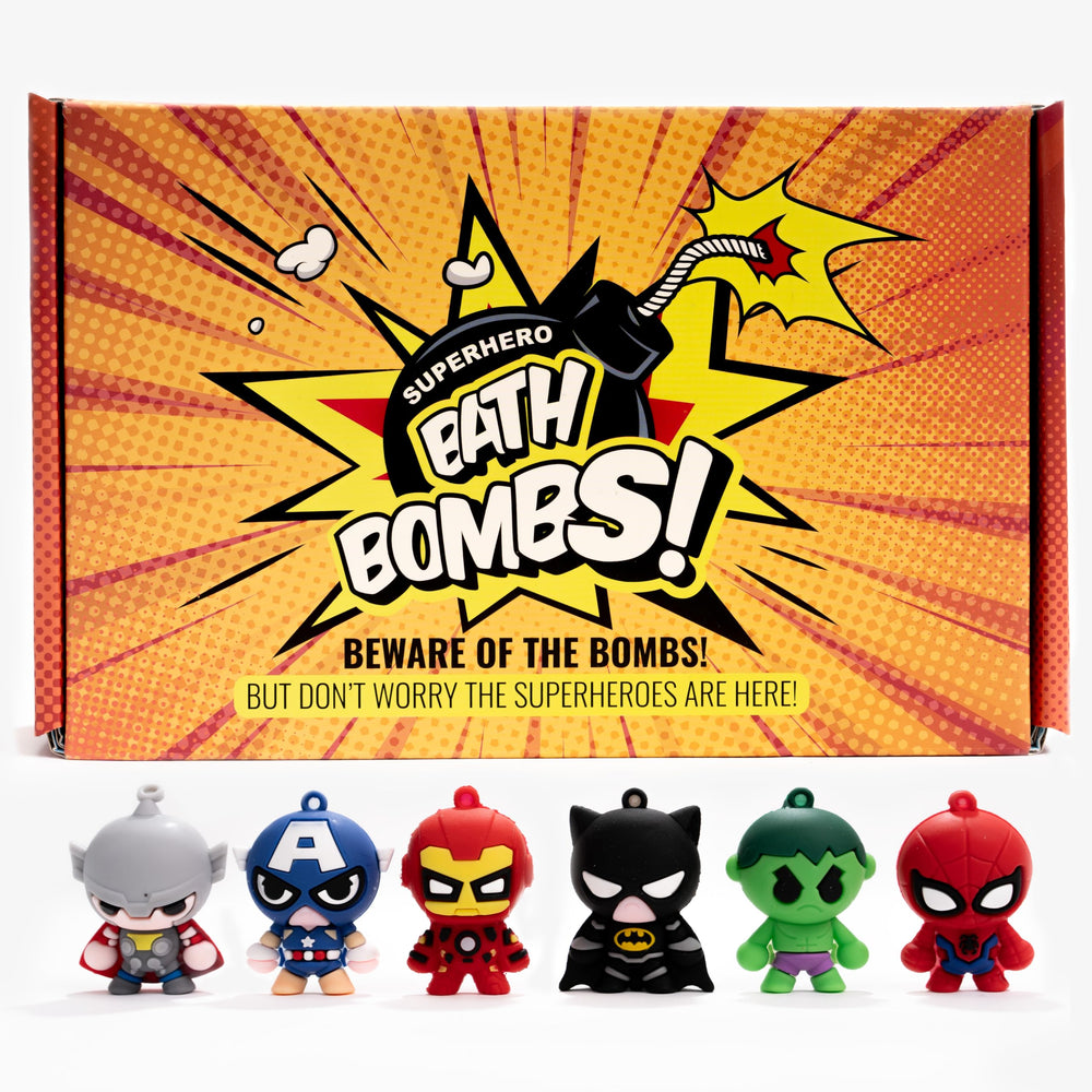 Cosmetics Stories bomba de baño superhéroes coloridas para jugar