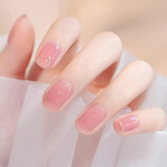 Cosmoo Esmalte arte uñas rosado translucido para disenos