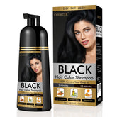 COSMTEK champú color negro para pelo mejora cobertura y brillo suave.
