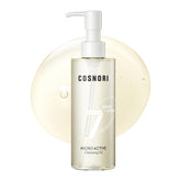 COSNORI, aceite limpiador ligero, textura fluida para desmaquillar suavemente.