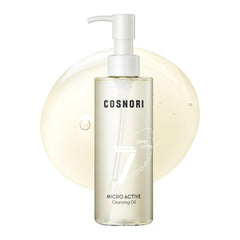COSNORI, aceite limpiador ligero, textura fluida para desmaquillar suavemente.