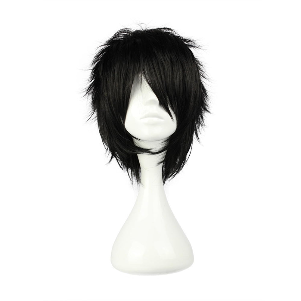 COSPLAZA peluca cosplay spiky negra para looks atrevidos y preparación rápida.