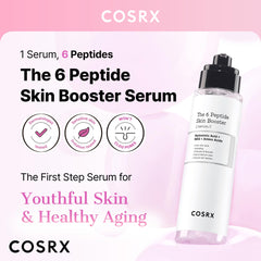COSRX 6X Peptide Collagen Booster Toner Serum: aplicación suave para rutina diaria.