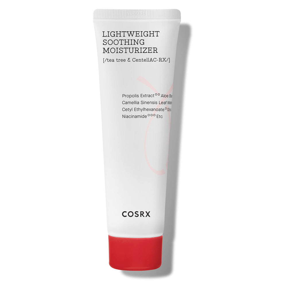 COSRX AC Collection hidratante ligero en bote de 80 ml para piel grasa.