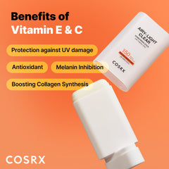 Ingredientes clave: vitaminas E y C protegen y aportan luminosidad.