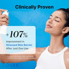 COSRX Barrier Cream Face Mist — formule avec acide hyaluronique pour hydratation durable.