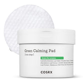 COSRX Almohadillas Calmantes Verdes: envase práctico para uso diario.