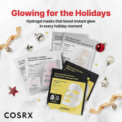 COSRX masque hydrogel avec 6 peptides pour raffermir et soutenir l'élasticité.
