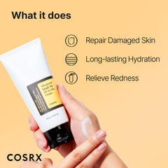 COSRX Snail Mucin 92% aplicándose como uso diario en el rostro.
