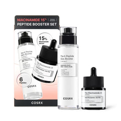 COSRX Niacinamida 15% Peptido Potenciador Conjunto: mejora tono y textura