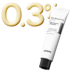 COSRX Retinol 0.3% Cream frente: piel más suave y firme.