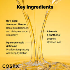 COSRX Snail Mucin Serum: brillo natural tras la aplicación para piel radiante