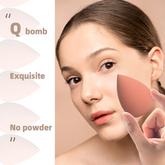 COSTICA esponja maquillaje arista plana para contornear ojos y nariz.