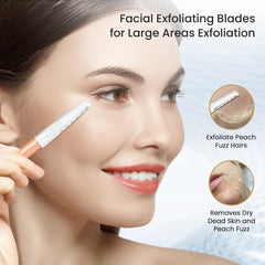 COSYLIFE Dermaplaning: hojas finas para dermaplaning y depilación de cejas con precisión.