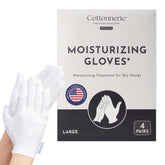 Cottonnerie Basics: guantes de algodón para uso nocturno que cuidan la piel seca.