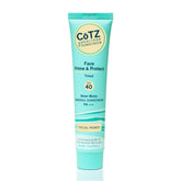 CoTZ base-maquillage minéral teinte SPF40 dans une petite bouteille.