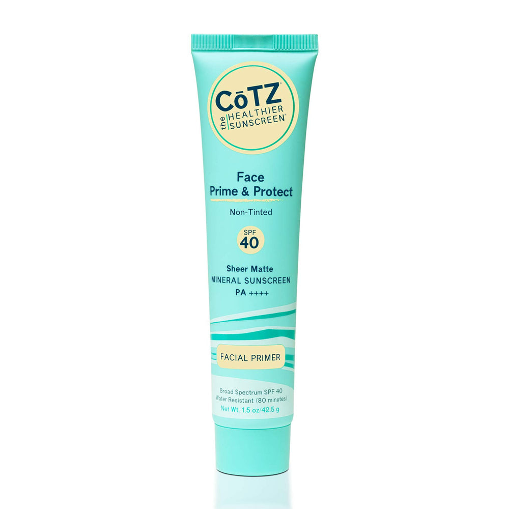 CoTZ base-visage sans-teinte en flacon, texture légère prête à l'application