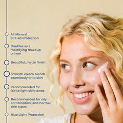 CoTZ finition matte visage pour un fini naturel et non gras