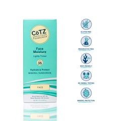 CoTZ protección UV mineral de amplio espectro para piel