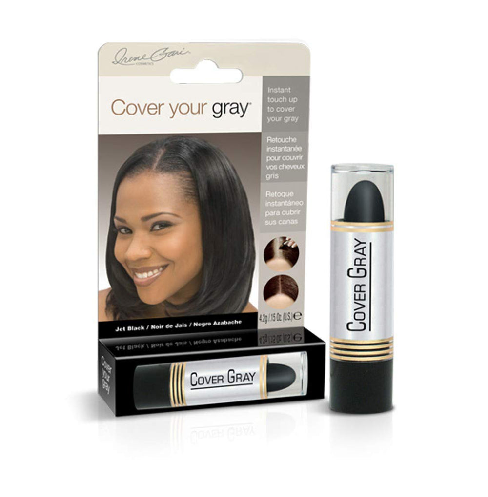 Cover Your Gray barra negro azabache de dos unidades para retoques discretos.