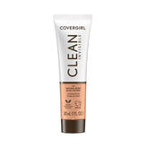 COVERGIRL Base Invisible en botella, acabado natural para piel radiante.