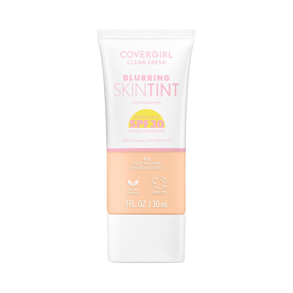 COVERGIRL Clean Fresh Tinte con difuminado de poros para piel suave