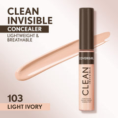 Covergirl Corrector tono marfil-103 ilumina la zona de ojeras con naturalidad.